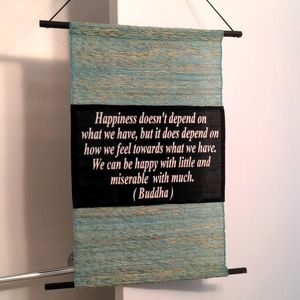 Buddha Quote Wall Hanging